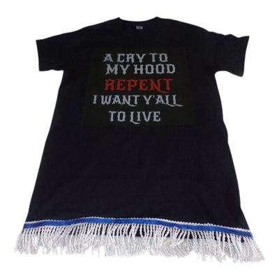 A Cry to My Hood Repent I Want Yall to Live White Fringes