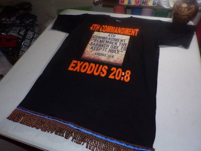 4th Commandment Remember The Sabbath Day And Keep It Holy Black