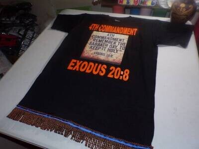 4th Commandment Remember The Sabbath Day And Keep It Holy Black