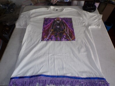 2 Edge Swords Psalm 149:6 Lavender Fringes