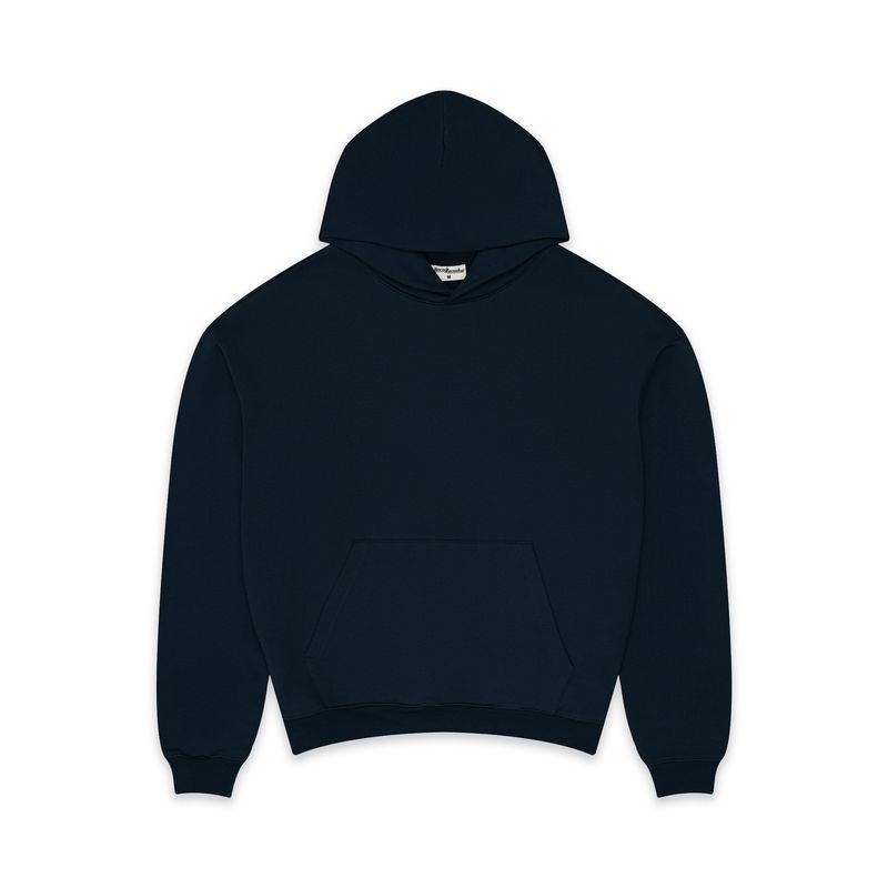 100% Cotton "Navy Blue" Core Hoodie &amp; 100% Navy Blue Cotton Sweat Pants Gold Fringes 