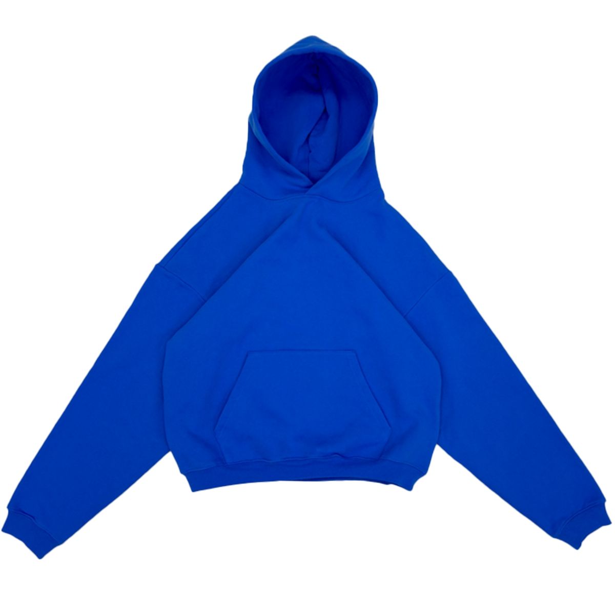 100% Cotton "Royal Blue" Core Hoodie &amp; 100% Royal Blue Cotton Sweat Pants Gold Fringes 