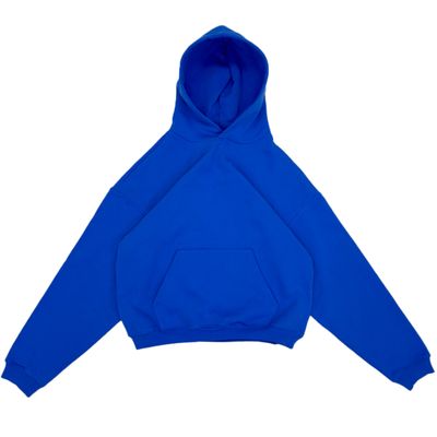 100% Cotton "Royal Blue" Core Hoodie &amp; 100% Royal Blue Cotton Sweat Pants Gold Fringes 