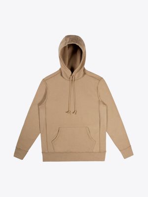 100% Cotton "Khaki" Athletic Hoodie &amp; 100% Khaki Cotton Sweat Pants Gold Fringes 