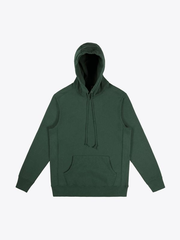 100% Cotton "Dark Green" Athletic Hoodie Gold Fringes 