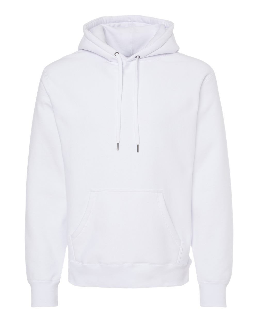 100% Cotton Independent Trading Co. Legend - Premium Heavyweight Cross-Grain Hooded Sweatshirt  White 