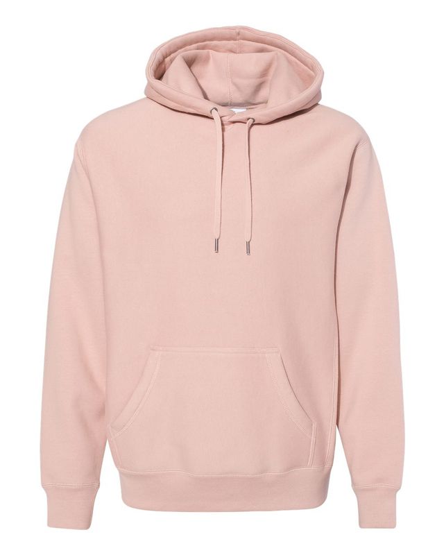 100% Cotton Independent Trading Co. Legend - Premium Heavyweight Cross-Grain Hooded Sweatshirt  Dust Pink 