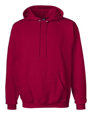 Hanes F170 Ultimate Cotton Hooded Sweatshirt Deep Red 
