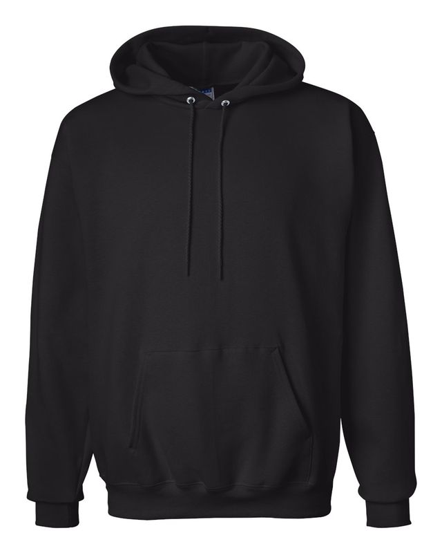 Hanes F170 Ultimate Cotton Hooded Sweatshirt Black 