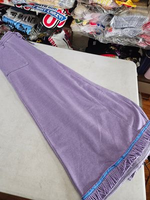 Modest Burnout French Terry Wide-Maxi Skirts