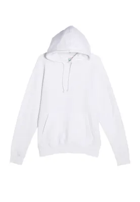 Vintage Raglan Cotton Premium Heavyweight Hooded Sweatshirt White