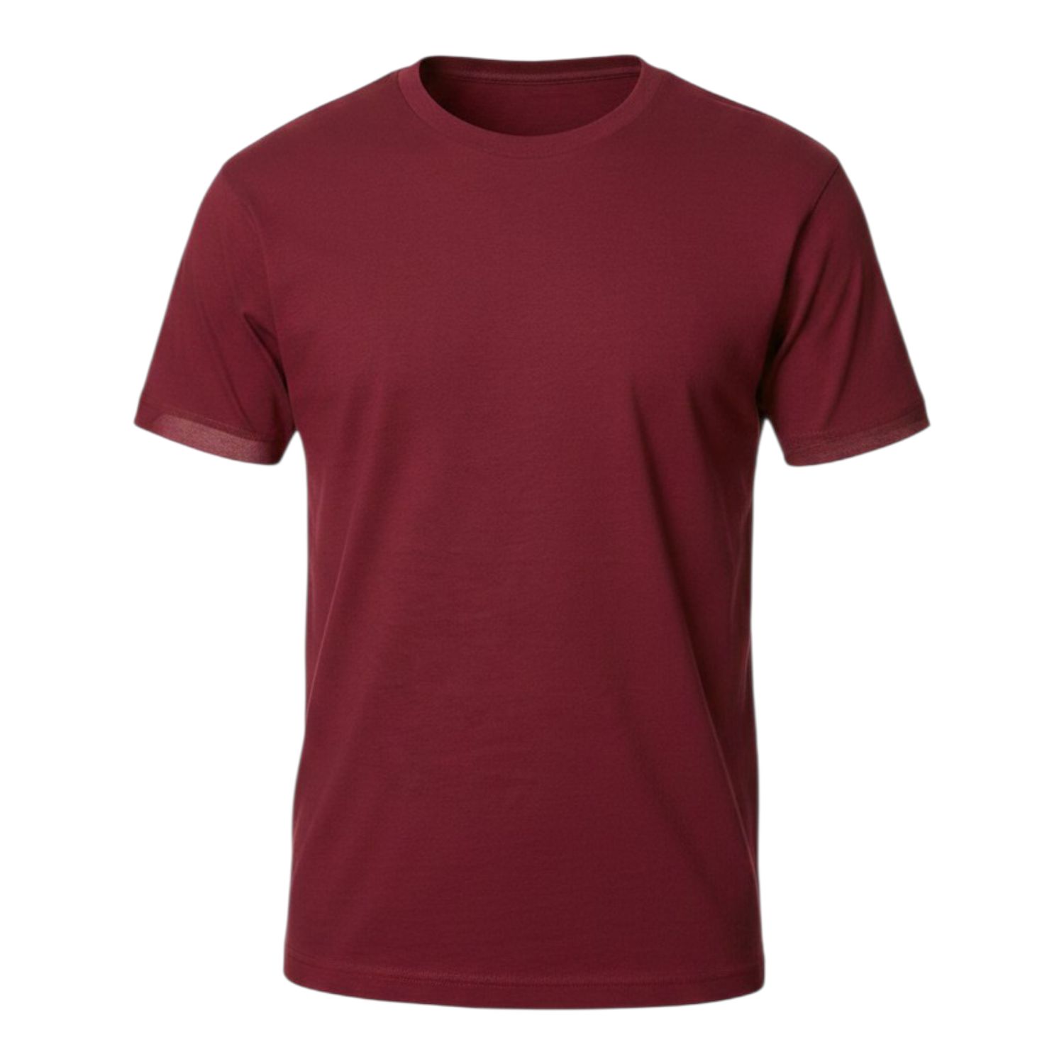 Solid Maroon Three Layers White Fringes