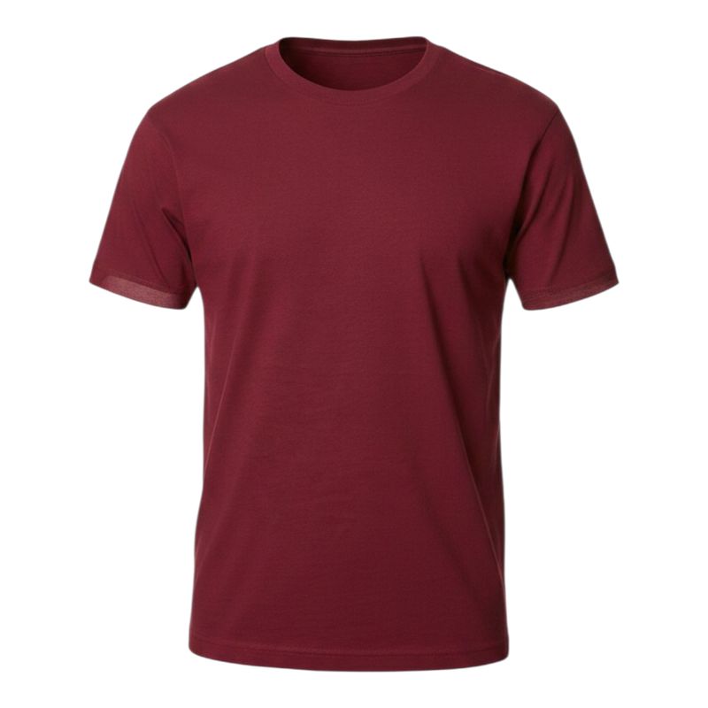 Solid Maroon Three Layers White Fringes