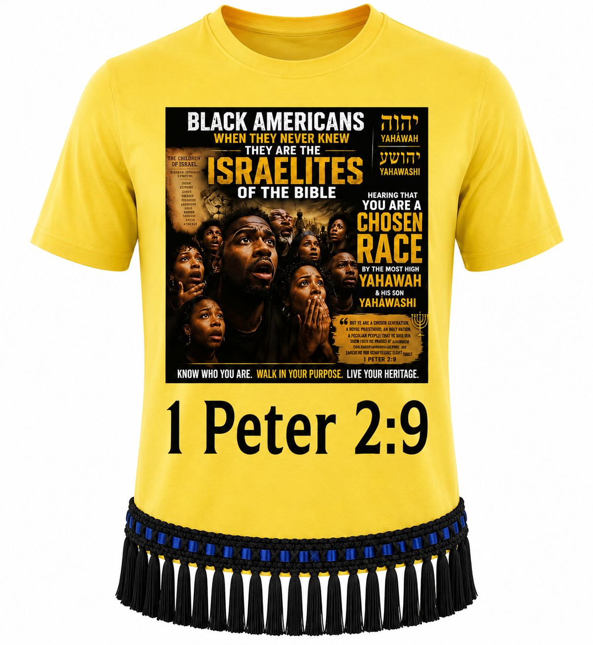 Black Americans When They Never Knew They Was The Israelites of The Bible Hearing That You Are A Chosen Race 1 Peter 2:9