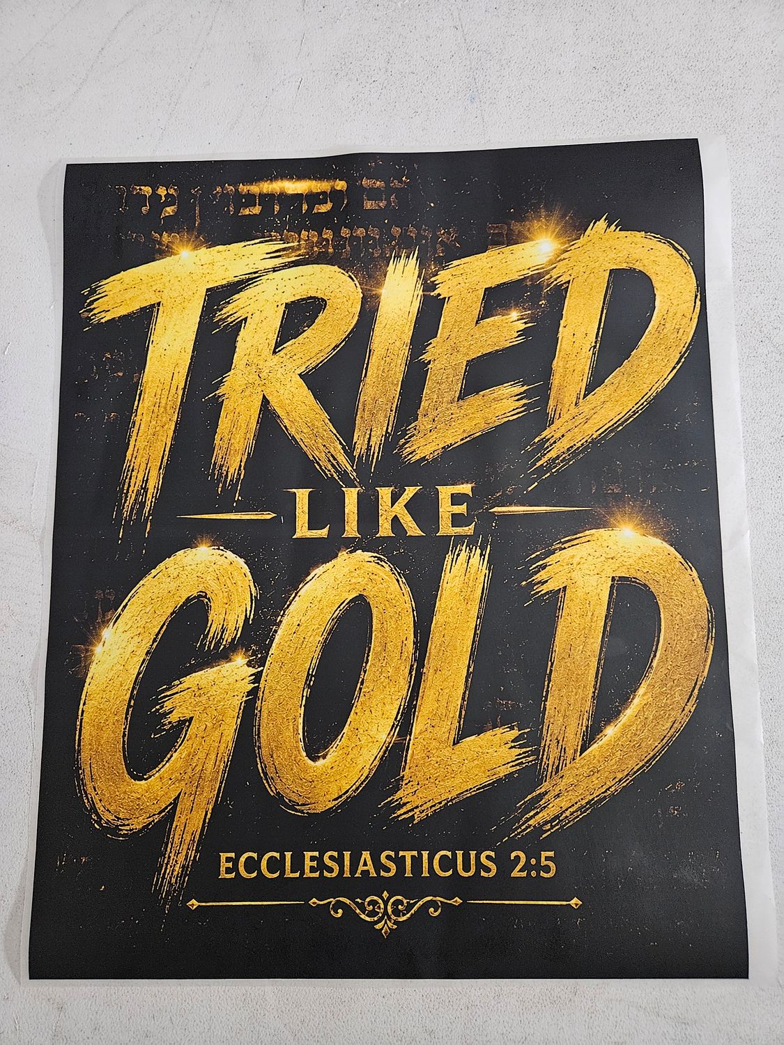 Tried Like Gold Ecclesiasticus 2:545:6