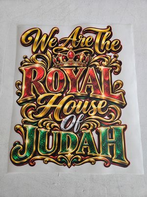 We are the royal house of Judah Iron On Patch 11x14 inch