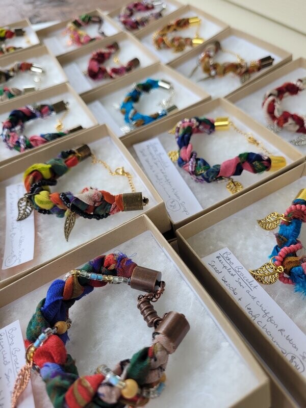 Sari Scrap Boho Bracelet