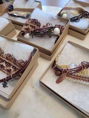 Fabric Boho Bracelets
