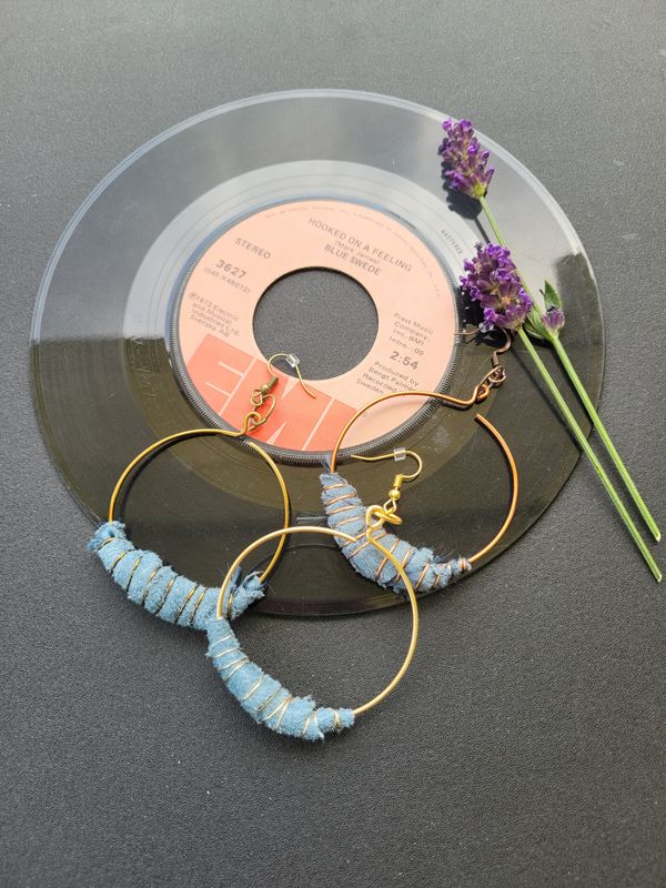 Primitive Hoop Earrings