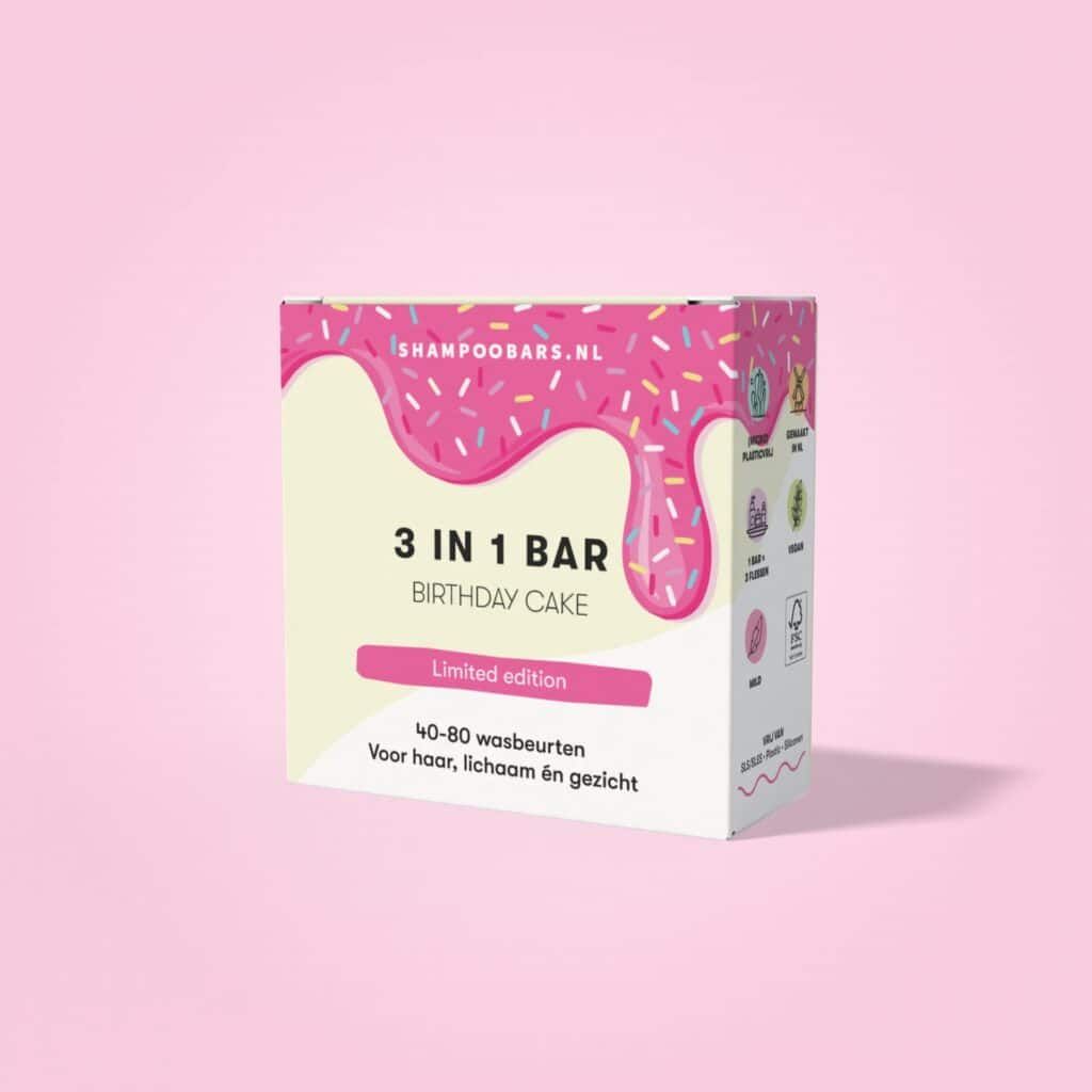 3 in 1 Bar Birthday Cake