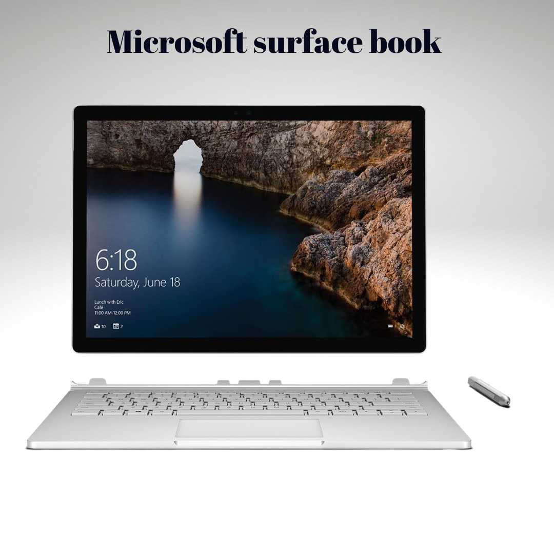 Microsoft Surface Book - intel  core i5-6300U - 2.5 ghz - 8 Gb ddr3 - 128 Gb SSD M.2 - intel 520 HD graphics - 13.5  inch (3000*2000) pixel