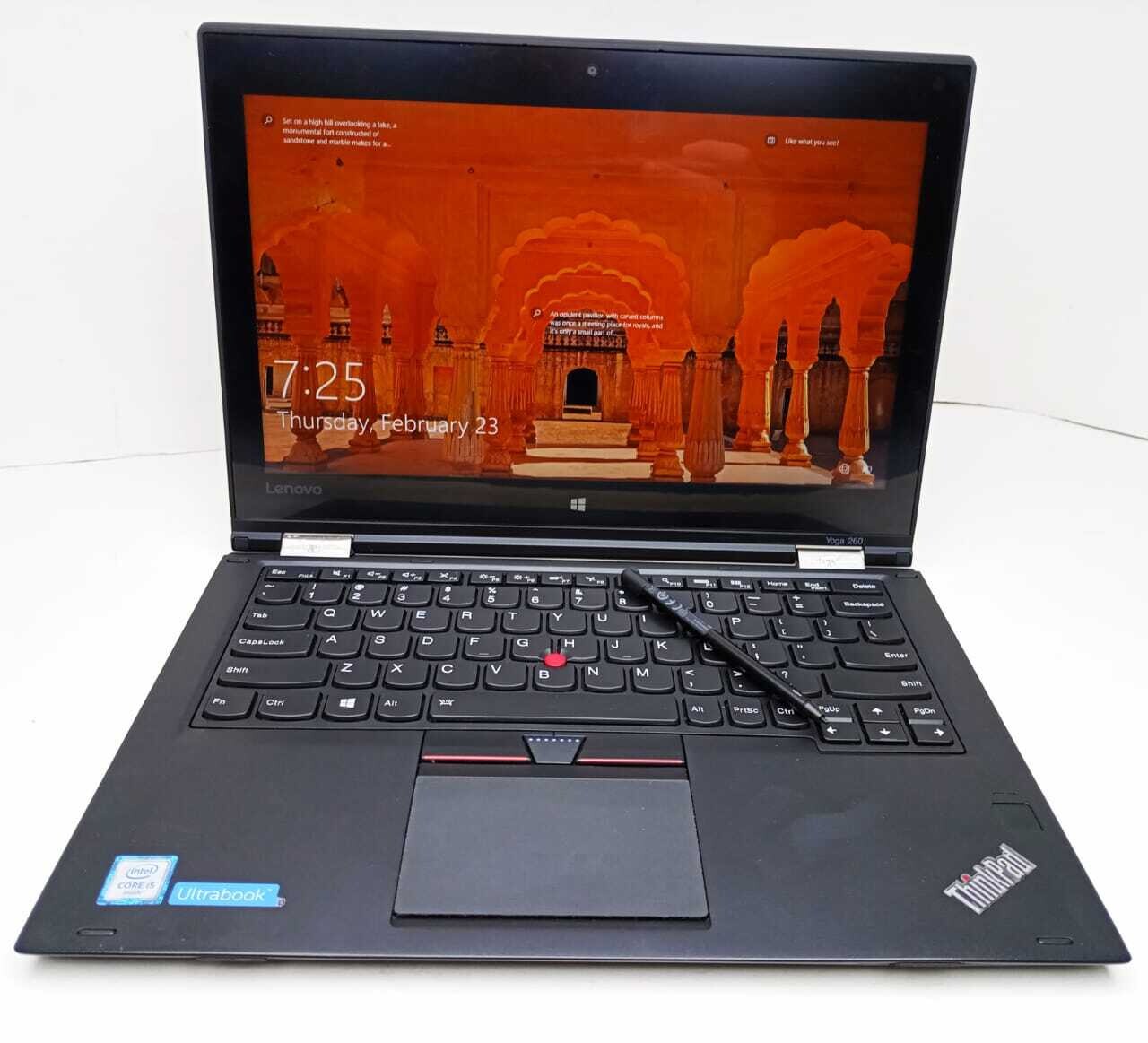 Laptop Lenovo ThinkPad Yoga 260 Core i5-6th Gen , 8 DDR4 - 256 SSD - intel 520 HD Graphics - 12.5 inch FHD Touch IPS  X360