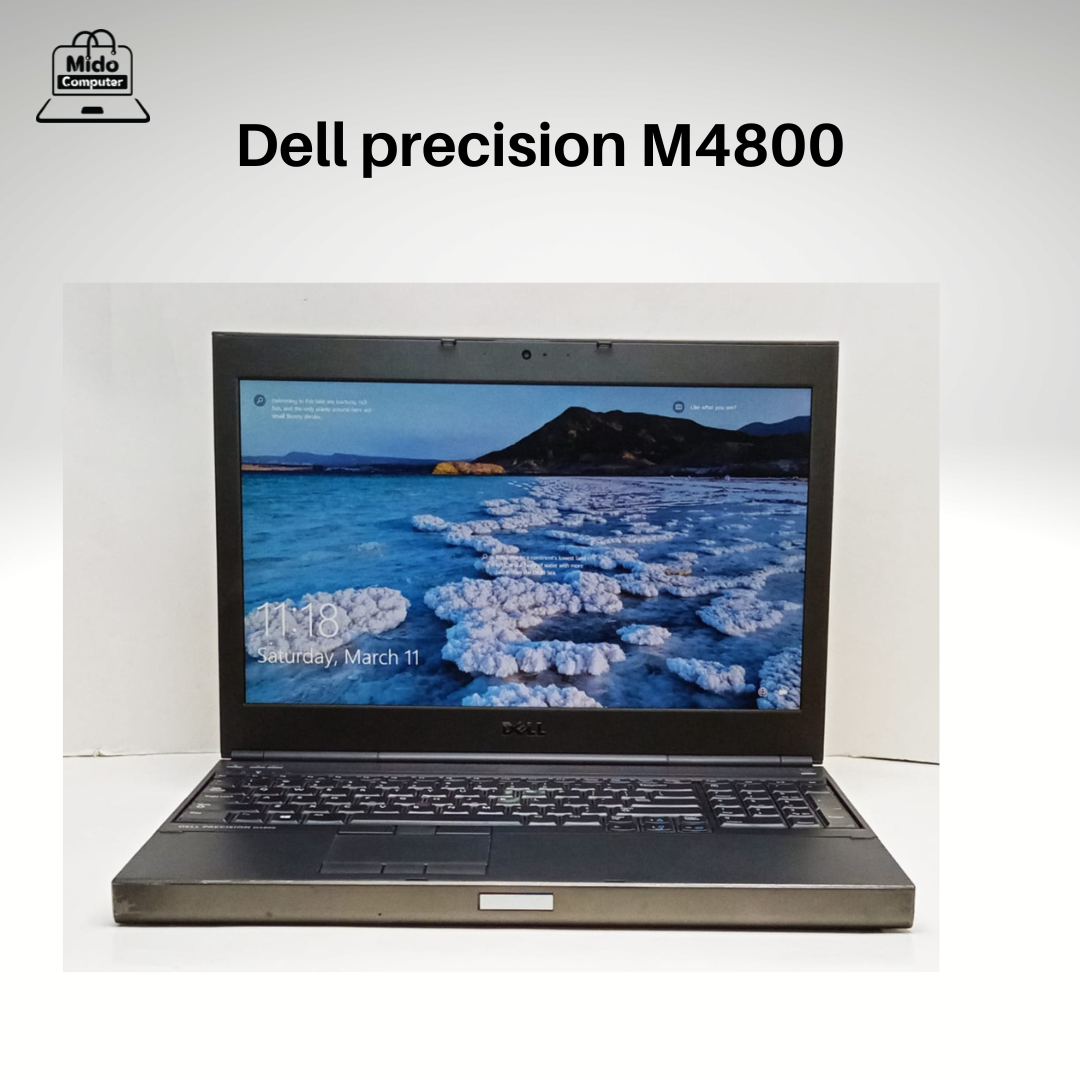 Dell precision M4800 intel core i7 - 4810MQ - 2.8 Ghz -Ram 8 DDR3 - HDD 500  - Nvidia Quadro k2100-2GB DDR5 - 15.6 Full HD