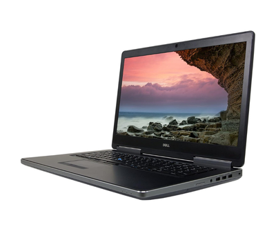 Dell Precision 7720 Core i7-7820HQ-Ram 16 GB  - SSD 256 + HDD 500  - Nvidia Quadro P4000 - 8GB GDDR5 - 17.3 inch