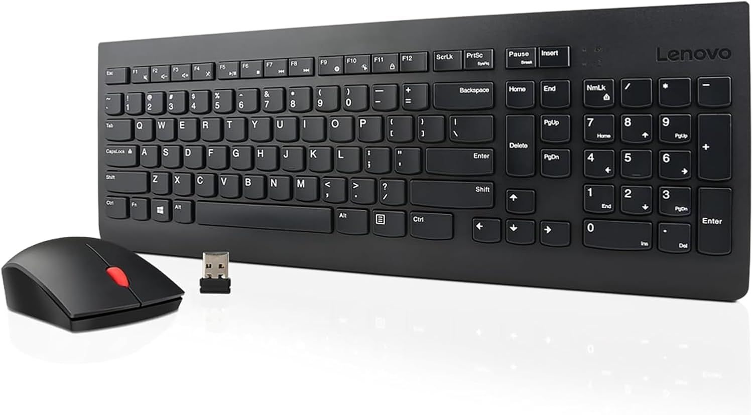 Lenovo wireless keyboard and mouse compo black original used