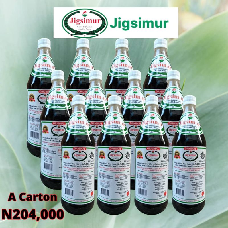 JIGSIMUR HERBAL 12 BIG BOTTLES (ONE CARTON)