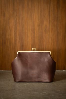 LEATHER in Maroon