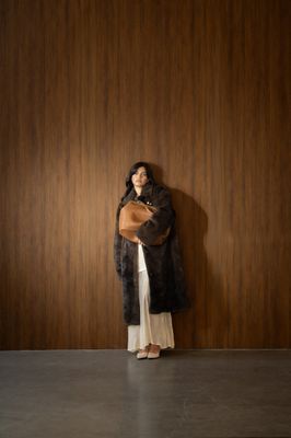 LEATHER in Caramel