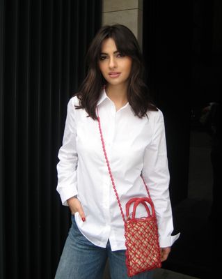 Red Rafia Macramé Makhmur