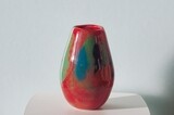 Vase Rose (green, red, blue, black)