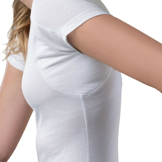 Women's Lightweight 100% Cotton Scoop Neck Undershirt With Absorbent