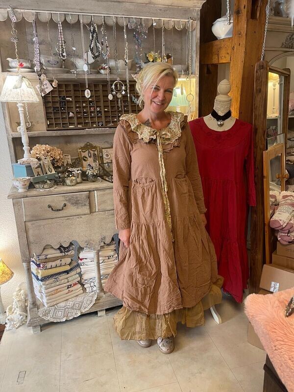 Les Ours Kleid AW23 Myrtille in Vichy