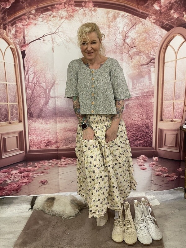 Ewa i Walla SS24 22235 Rock Aini flower voile 100 % Baumwolle
