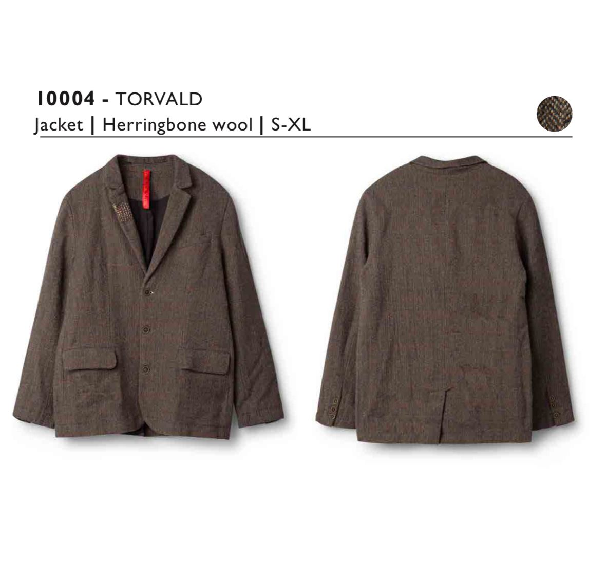 Ewa i Walla für den Mann AW24 warmes Jacket Torvald 1004 im 20er Jahre Look Größe entspricht etwa einer 52