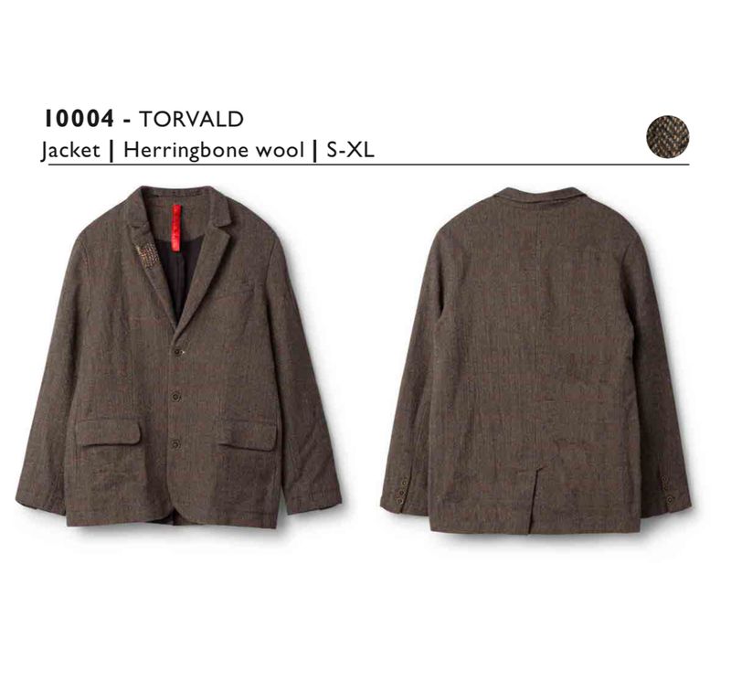 Ewa i Walla für den Mann AW24 warmes Jacket Torvald 1004 im 20er Jahre Look Größe entspricht etwa einer 52