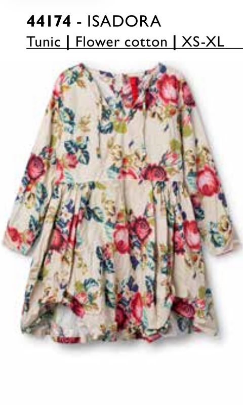 Ewa i Walla AW25 Tunika Isadora 44174 flower cotton