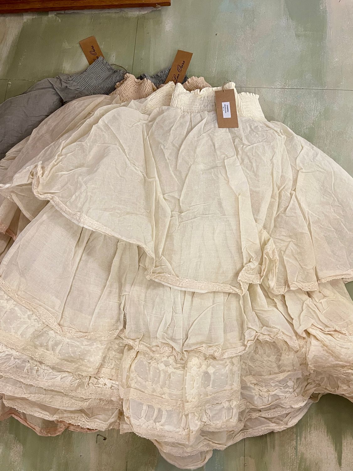 Les Ours Madou Rock Organza one size ecru