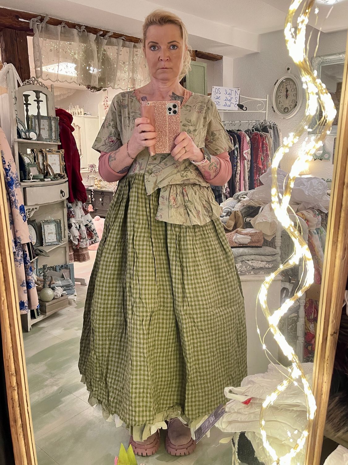 Les Ours Rina Kleid Lin Vichy