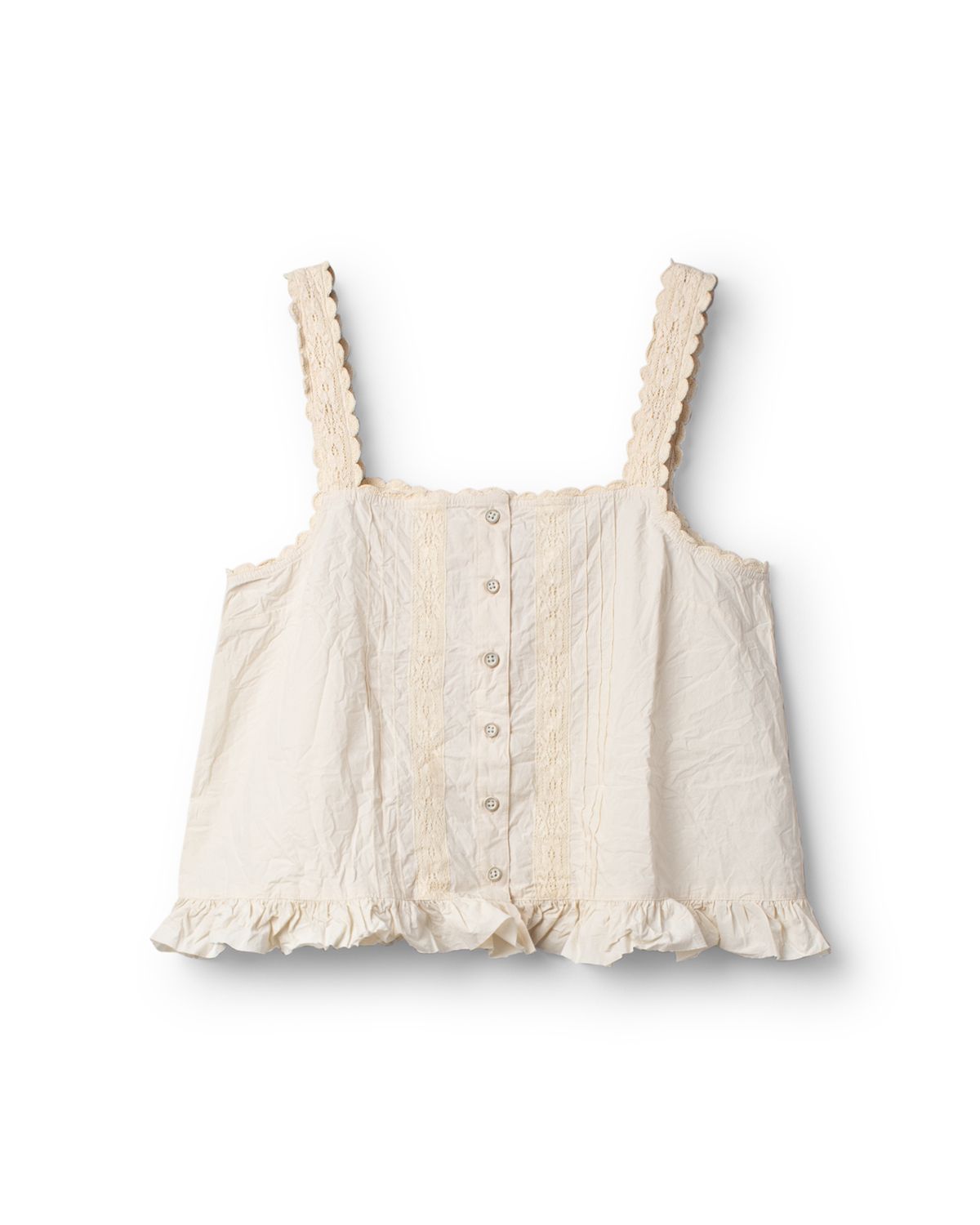 Ewa i Walla SS26 Top Evalie 33406 in Beige