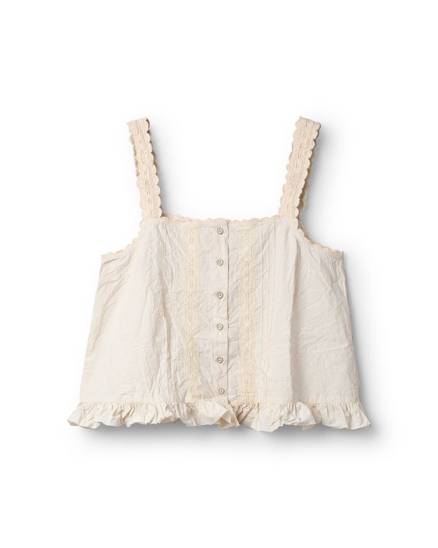 Ewa i Walla SS26 Top Evalie 33406 in Beige