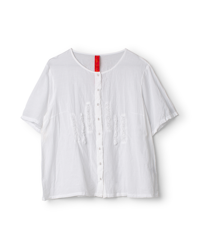 Ewa i Walla SS26 Bluse Gun 44186 in Weiß