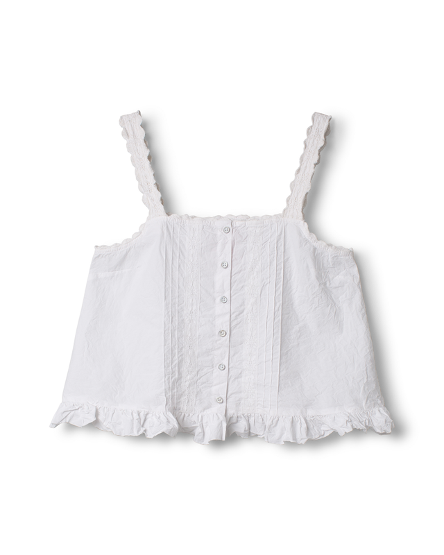 Ewa i Walla SS26 Top Evalie 33406 in Weiß