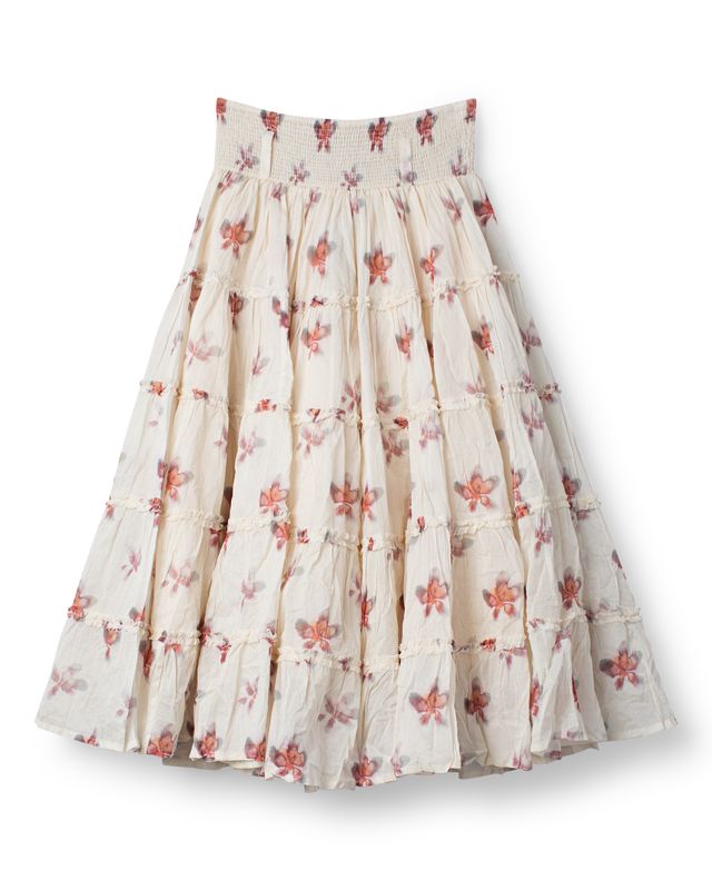 Ewa i Walla SS26 Rock Juliette 22325 Organza geblümt