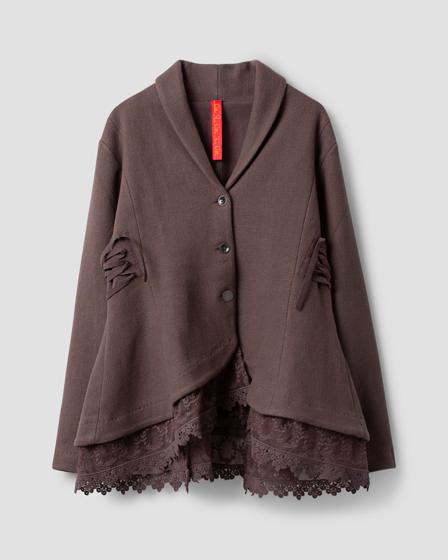 Ewa i Walla AW26 Jacke 66796 Hilma in Raisin