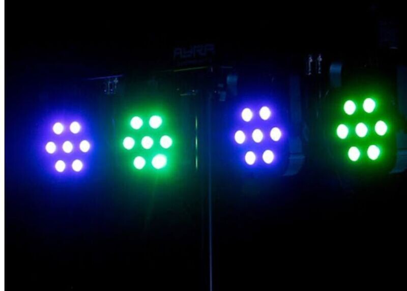 2x  LED lichtset op statief