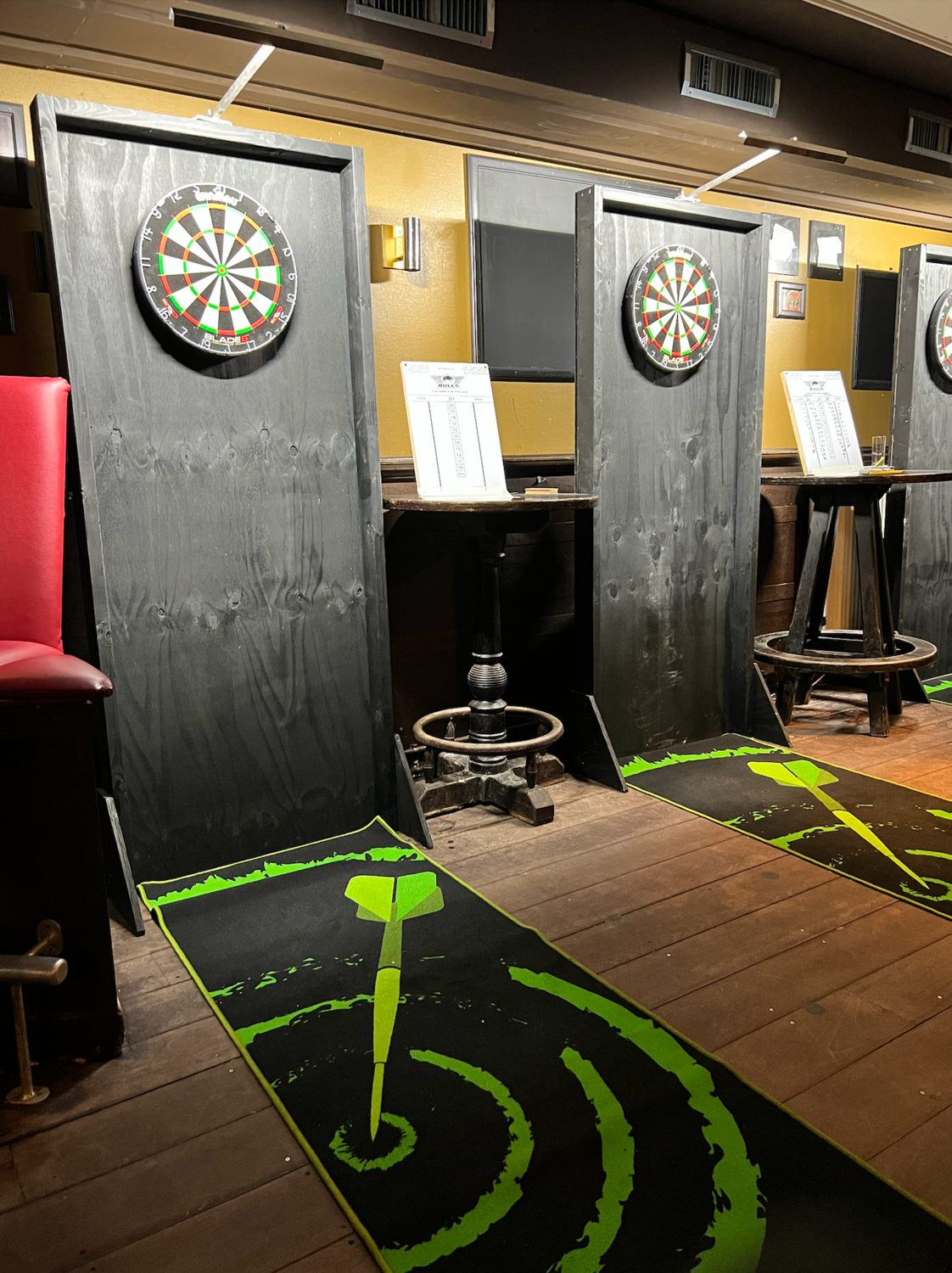 Mobiele dartborden